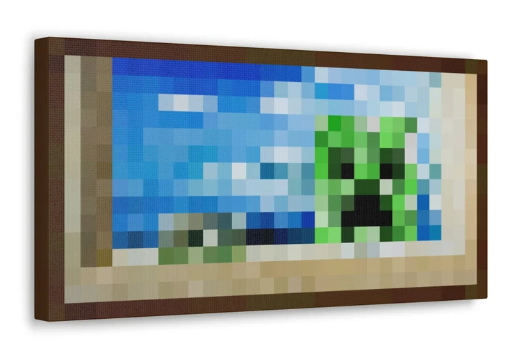 Minecraft Paintings irl